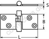 Take - apart motor box hinge