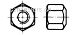 Sechskantmuttern, 1,5 d hoch, Form B - DIN 6330