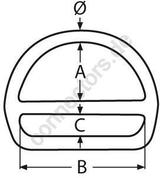 Double layer dee ring