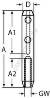 ESS screw terminal for self assembling 