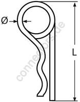 Federstecker - DIN 11024