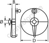 Flat line spool with nylon webbing