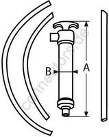 Handpumpe für Öl - Messing