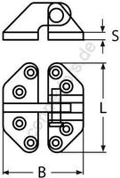 Hatch hinge standard