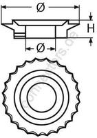 Line cutter for shaft