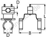 Marker light mounting bracket