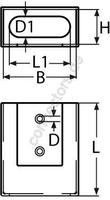 Mobile phone bracket for wall mounting