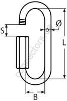 Schraubverbinder - lange Form