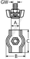 Simplex Drahtseilklemme