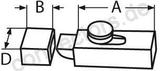 Spring loaded door latch