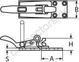 Swivel hasp