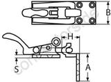 Swivel hasp