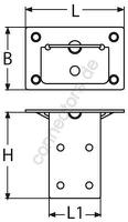 Tischplattenhalter