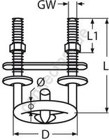 Transom mount ski tow