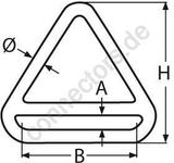 Triangel with cross bar