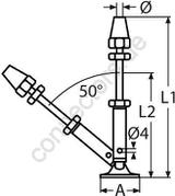 Universal rail turnbuckle with quick attach terminal