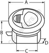 Weatherproof slam latch