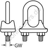 Wire rope clip