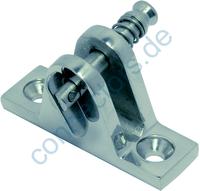 Deck hinge 80° with removable pin