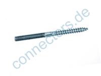 Dowel screw with right thread