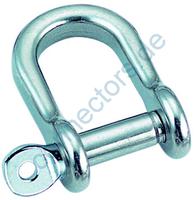 Flat shackle, semi round type