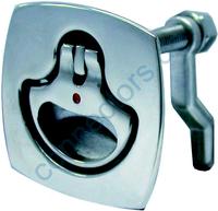 Lifting ring with lock