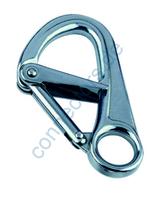 Spring hook with double locking equipment