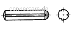 Grooved pins, fulllength parallel grooved, with chamfer - DIN 1473 / ISO 2010