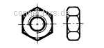 Hexagon full nuts - DIN 934 / ISO 4032