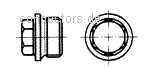 Hexagon head screw plugs with cylindric thread - DIN 910