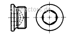 Hexagon socket screw plugs with cylindric thread - DIN 908
