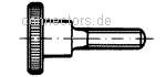 Hohe Rändelschrauben - DIN 464