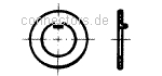 Internaltabwashers for slotted round nuts according to DIN 1804 - DIN 462