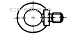 Lifting eye bolts, forged - DIN 580