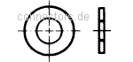 Plain washers for clavis pins - DIN 1440 / ISO 8738