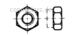 Prevailing torque type hexagon nuts - DIN 980