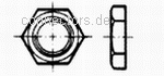 Rohrmuttern Form B - DIN 431