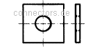 Scheiben Vierkant für Holzkonstruktionen - DIN 436