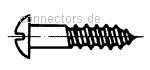 Slotted round head wood screws - DIN 96