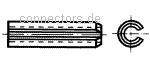 Spannstifte geschlitzt, Form A - DIN 7346