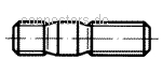 Stiftschrauben ≈1 x d - DIN 938