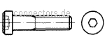 Zylinderschrauben mit Innensechskant und niedrigem Kopf - DIN 7984