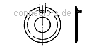 Шайбы стопорные с наружнымноском - DIN 432